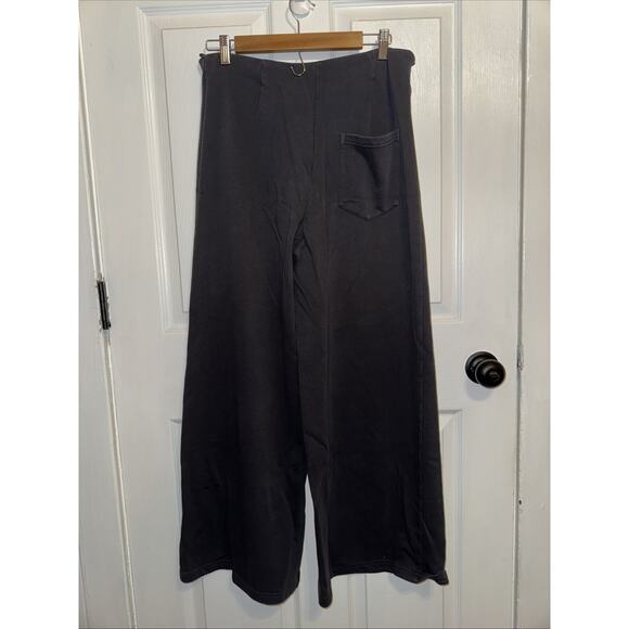 NAP Loungewear Dark Gray Wide Leg Sweat Pants Size M - Picture 3 of 8